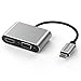 Price comparison product image USB C To HDMI VGA Adapter, Cubilux 4K Thunderbolt 3 To HDMI VGA compatible with MacBook Pro/Air M1 2020, 2018/2020 iPad Pro/air, Surface Go, DELL XPS 13/15/17 Samsung Galaxy S20/S21Note 20 Lenovo Yoga