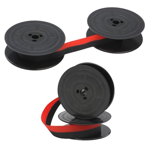 2 x GR4 Ruban pour Machine À Écrire, Ruban Machine a Ecrire Universel en Nylon Compatibles avec Olivetti La Plupart des Machines À Écrire de 7 Mètres...
