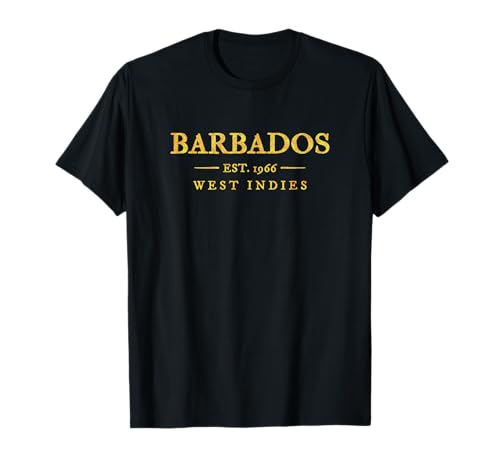 Barbados Retro Colorful Text Mens Womens Cruise Souvenir T-Shirt