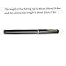 Gcroet Pen Fishing Rod with Reel Mini Pole Rotating Fishing Wheel for Outdoor Fishing Accessories Black 2PCS...