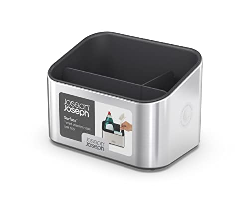 Miniatura 6 de Joseph Joseph Surface, Organizador De Fregadero En Acero Inoxidable, Base Antideslizante, Gris