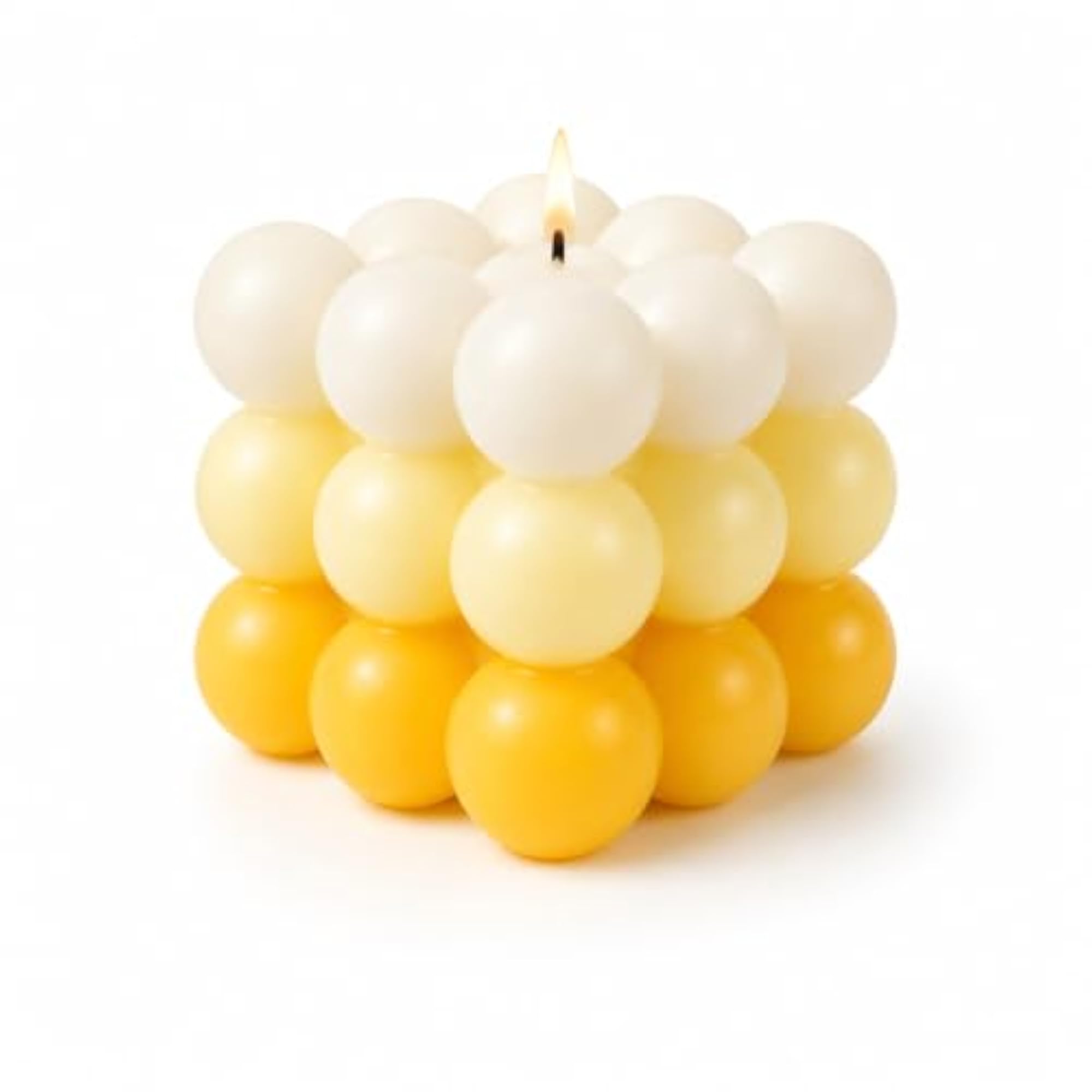 Handmade Bubble Cube Scented Candle, Decorative Gift for Home