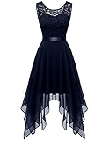 WEICHER STOFF: Das Cocktailkleid elegant für Hochzeit besteht aus glattem und bequemem Spitzenstoff. Die Schneiderei entspricht den körperlichen Eigenschaften der Europäer und ist angenehm zu tragen.