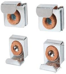 C.R. LAURENCE 50655B CRL Nickel Plated E-Z Mount Mirror Clips - Bulk Package of 50 Sets