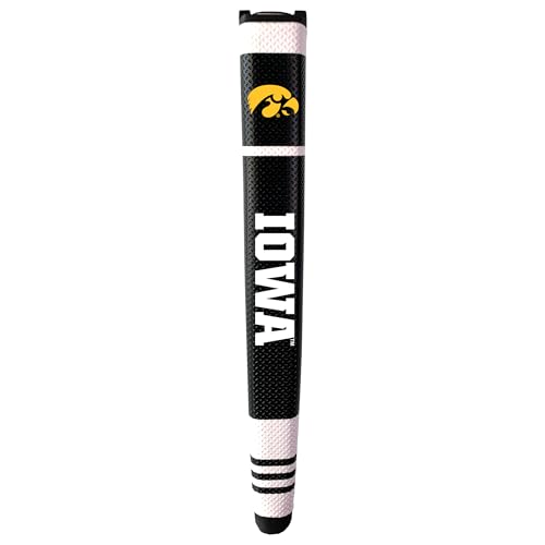 Team Golf NCAA Iowa Hawkeyes Golf Putter Grip Golf Putter Grip with Removable Gel Top Ball Marker, Durable Wide Grip & Easy to Control