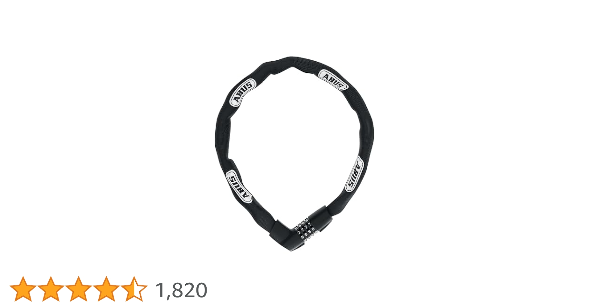 【新品未使用】ABUS チェーンロック 1385C 75cm ネオングリーン 新品未使用】ABUS チェーンロック 1385C 75cm ネオングリーン