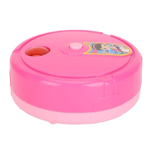 Brrnoo Spazzatrice Robot di Simulazione, Giocattolo di Pulizia Automatico Rosa con Luci per Bambini Piccoli, Robot Spazzante Educativo per Aspirapolvere per L'apprendimento Precoce