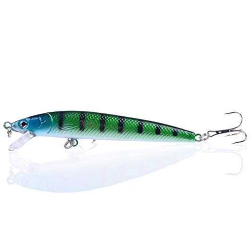 CHSEEO 6Pc 10cm/15.5g Leurres de Pêche Multi Articulé Bionic Leurre