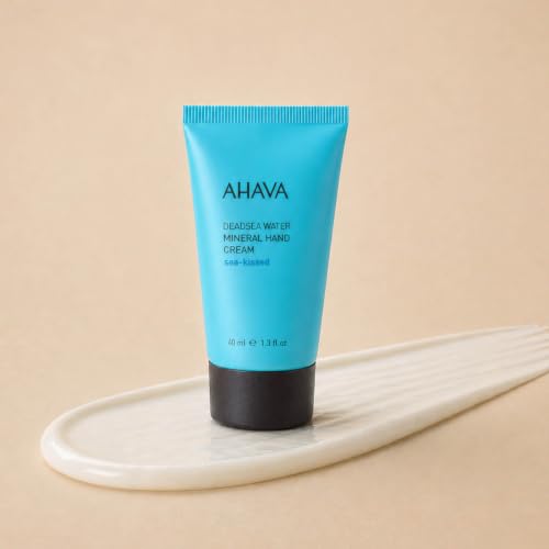 Image of AHAVA Dead Sea Water Mineral Hand Cream - Hand Moisturizer For Dry Cracked Hands, Light & Fast Absorbing, Enriched with Exclusive blend Osmoter, Smoothing Witch Hazel & Soothing Allantoin