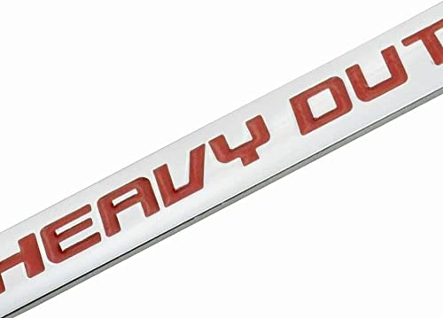 Image of Car Bike 3D Logo Aluminium Alloy Metal /Superior Plastic Emblem Badge Sticker Decal New (Chrome Red Heavy Duty)