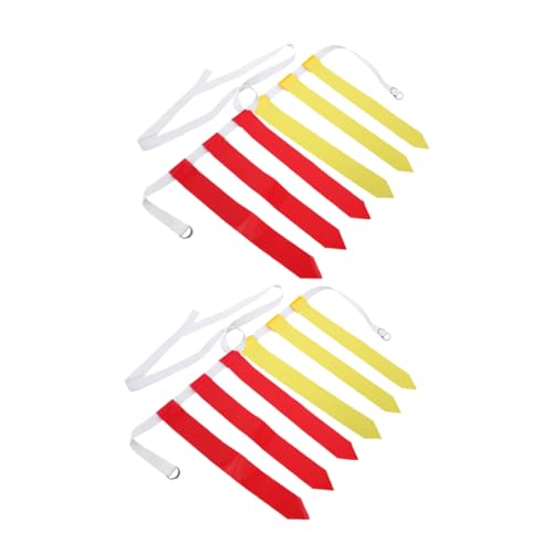 HONMEET Flag Football Belts Set 4pcs Flags on Belts Rugby Waist Flags for Training