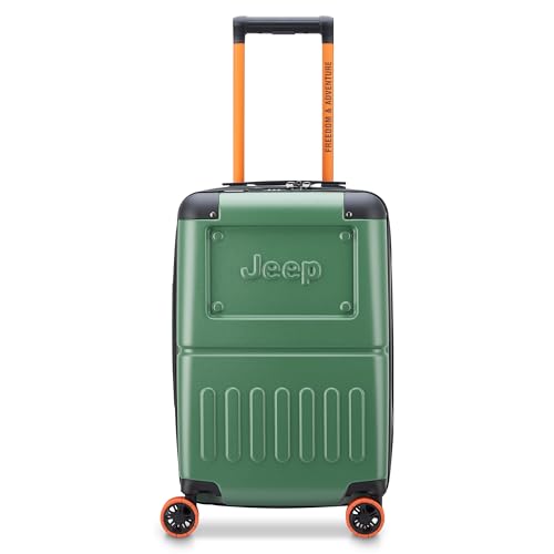Jeep JH002B Hardside Expandable Luggage with Spinner Wheels, Elm Green,