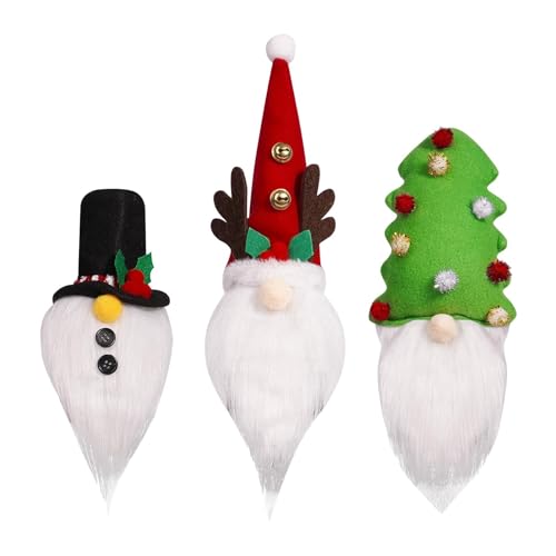 XIAOXIAOYU Funda para botella de vino de Navidad, suministros de fiesta, cubiertas de botellas de vino de Navidad, tapas decorativas para botellas de vino para mesa