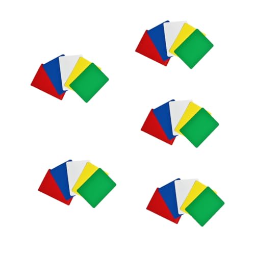 ifundom 5sets Poker Cards Pressing Tools Poker Size Cut Cards Poker Set Poker Supplies 5pcs*5