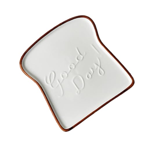 OFFSCH Breakfast Plate Tray Sushi Plate Ceramic Dinnerware Italy Household Tableware Random Color