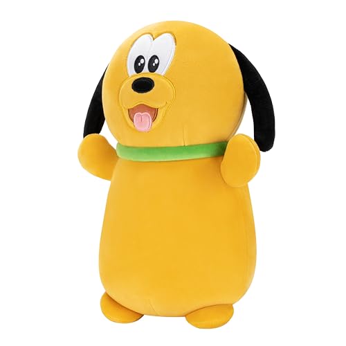 squishmallows original disney 10in pluto hugmees  ultrasoft official jazwares plush medium-sized