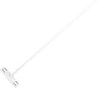 WRITWAA 3 Piezas Trapeador electrostático Desmontable depuración Familiar mop hogar trapeador para Limpiar Pisos fregona de casa trapeador de Limpieza fregona barredora Plumero abs Blanco