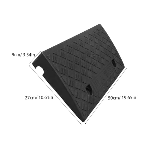 Rampa para vehículo plástico SHINEOFI 50x27x9 cm negra miniatura 2