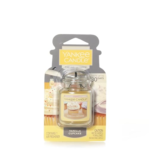 Image of Yankee Candle Car Jar Ultimate, Vanilla, Black Cherry & Home Sweet Home, Hanging Air Freshener, Neutralizes Odors with Authentic Fragrance for Travel or Home, 3 Units (Variety Pack)