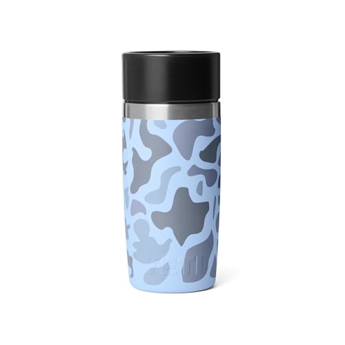 Image of YETI Rambler 12 oz Travel Bottle, Stainless Steel, Vacuum Insulated with Leakproof Commuter Cap, Blue Camo