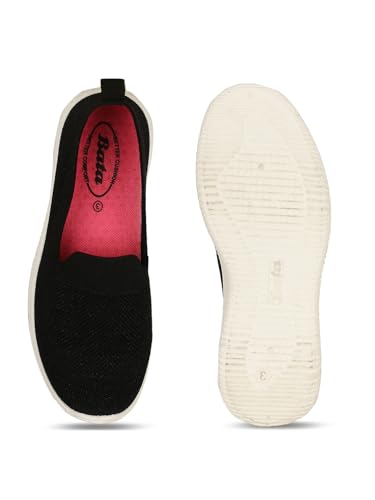 Image of Bata Boys Kim Black Casual Shoes, (4596127)