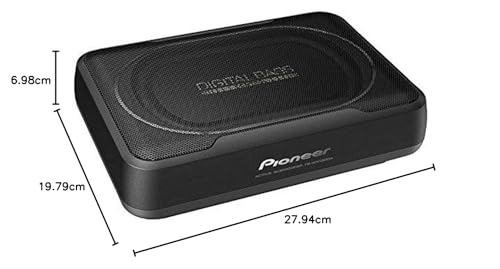 Pioneer TS-WX130DA Compact Series 8'' x 13.3 cm - 160 W Max Power - Compact Active Subwoofer Black, RCA
