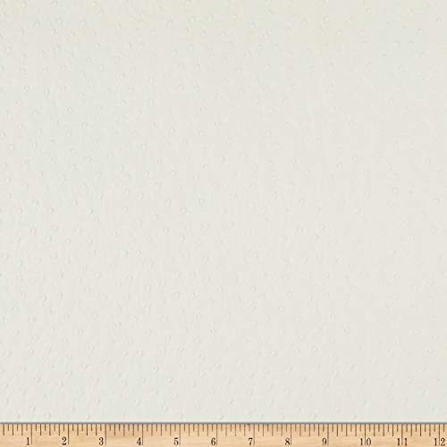Kasslan Fibers Ostrich Faux Leather Pearl Fabric Fabric by the Yard