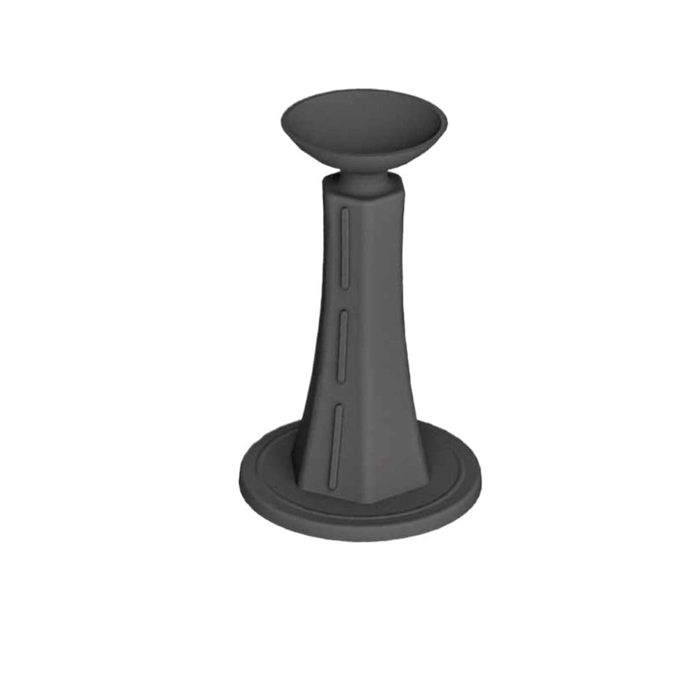 Lkfjnhepf Grey Door Stop 2Pcs Non-Punch Door Stop Silent Anti-Collision Self Adhesive Silicone Suction Cup Wall Protectors(Grey)