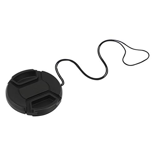 Haoge 52mm Center Pinch Snap On Tapa Frontal para Lentes con Sujetador para Canon Nikon Sony Fujifilm Sigma Tamron y Otros con Rosca de Filtro 52mm miniatura 2
