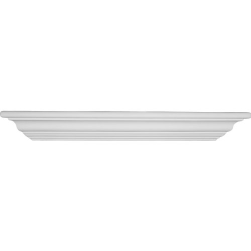 Ekena Millwork SH23X16X03 Shelf, Corner 22 7/8 W x 16 1/4, Factory Primed White