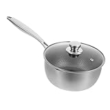 Toyvian Casserole Nid Abeille Acier Inoxydable Marmite à Soupe Antiadhésive sans Revête...