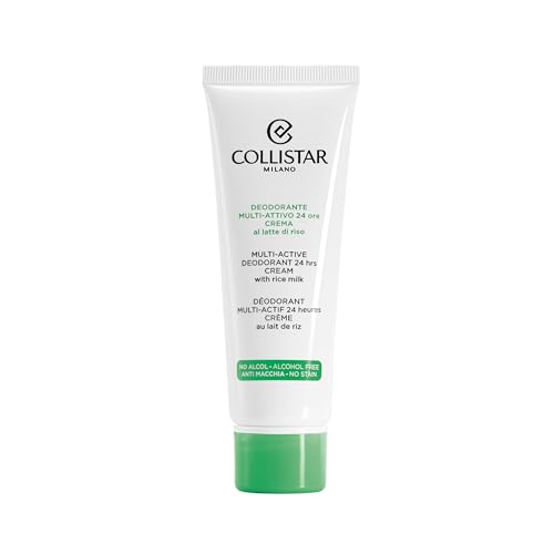 Collistar Deodorante Multi-attivo Crema 24 Ore, Crema Corpo nutriente e lenitiva con funzione deodorante a lunga durata, 75 ml