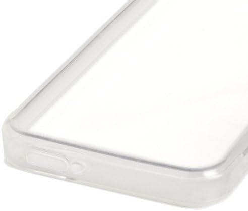 AmazonBasics Protective TPU Case with Screen Protector for iPhone 5 (Frost)