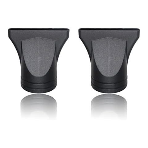 2PCS Plastic Hair Dryer Diffuser Attachment, Professional Salon Hairdressing Tool, Blow Flat Hair Dryer Nozzle Concentrator Replacement for Outer Diameter 4.5cm and 4.6cm Cover