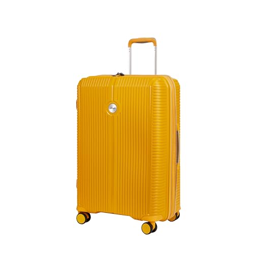 Image of Verage Carry On Luggage with Spinner Wheels, Expandable Hardshell Spinner Suitcase for Travel, TSA Approved (Checked-Large 28-Inch, Yellow)