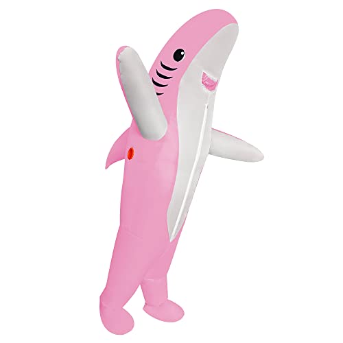 3 Packs Inflatable Costume for Adult Inflatable Halloween Costumes Blow Up Costumes for Party (Shark)4