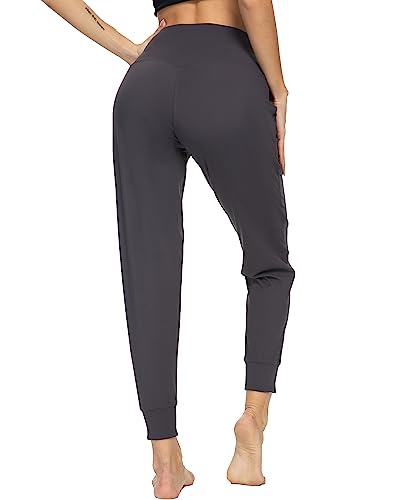 Image of Women's Joggers with Pockets, Hiking Cargo Water Resistant Lightweight Pants for Women Workout Athletic Travel Camping