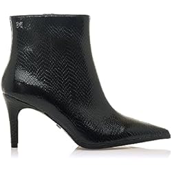 Kamet Botines MARIAMARE Botines de tacón Mujer Botines de tacón 63397 Mujer | Botines de tacón Vestir | Cierre con Cremallera | 55512 | Metal Negro