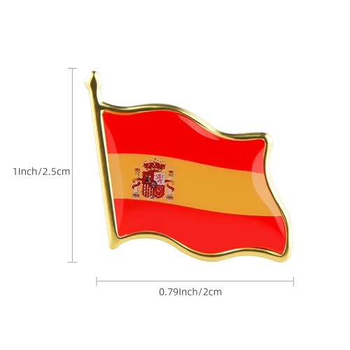 Image of Country Flag Brooch Metal Alloy Souvenir Pin Shirt Hat Backpack Jewelry Accessories Decoration Party Christmas Gift Badge International Travel Pin