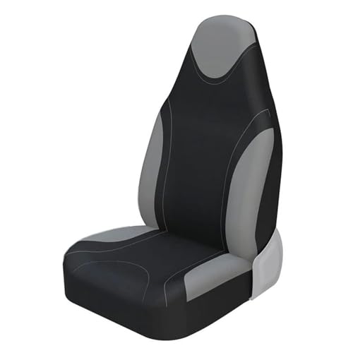 Funda Asiento Coch 2 Fundas Protectoras Universales Para Asientos Delanteros Tipo Butaca Para Toyota Para Aygo Juego Fundas Asientos(1pC GRAY)