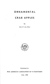 Hardcover Ornamental crab apples, Book