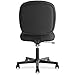 HON ValuTask Armless Desk Chair, Padded Mesh Low Back, Ergonomic Tilt-Tension Recline Control, Swivel Rolling Wheels, Home Office Desk Chairs for Bedroom, Dorm, Small Spaces, Computers
