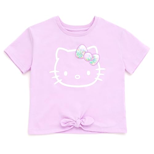 Ensemble Hello Kitty fille t-shirt imprimé short cycliste irisé - 3