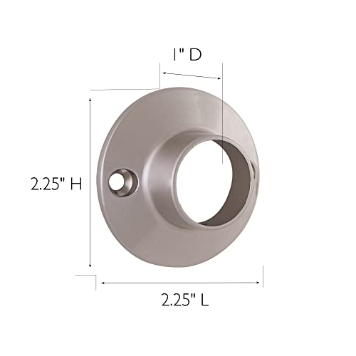 Design House 559187-SN 1-Inch Diameter Shower Rod Curtain Mounting Bracket thumb #3