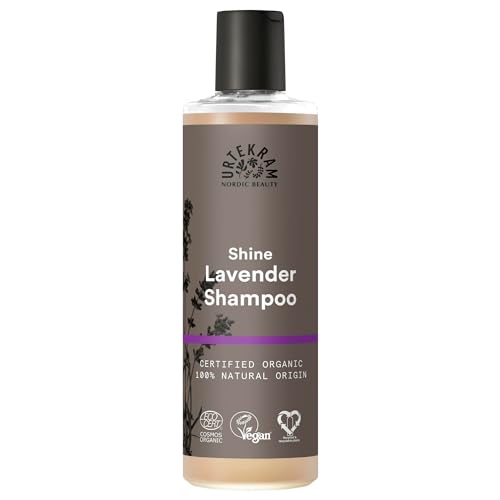 Champú Lavanda de Urtekram para el cabello normal, con ingredientes veganos y 100% naturales (250 ml)