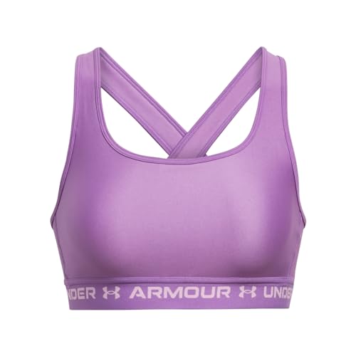 Under Armour Crossback Mid Bra - Women's, Provence Purple, M