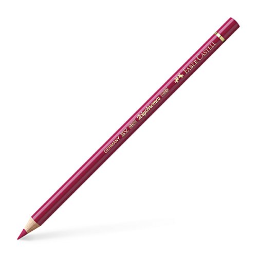 Faber-Castell Lápis único Polychromos Artists' - Cor 127 Rosa Carmim