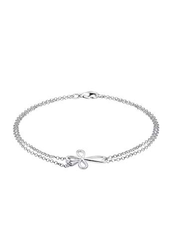 Preisvergleich Produktbild Elli Armband Damen Kreuz Religion Glaube in 925 Sterling Silber