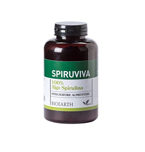 Integratori alimentari a base di alghe: cosa sono e quando possono essere utili? 10 Bioearth Spiruviva 100% Alga Spirulina 540...