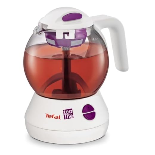 Tefal BJ1100FR Théière Électrique Magic Tea Sans Fil 1L Système Infusion Intégré Minuteur Filtre